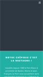 Mobile Screenshot of creperieerlannic.com